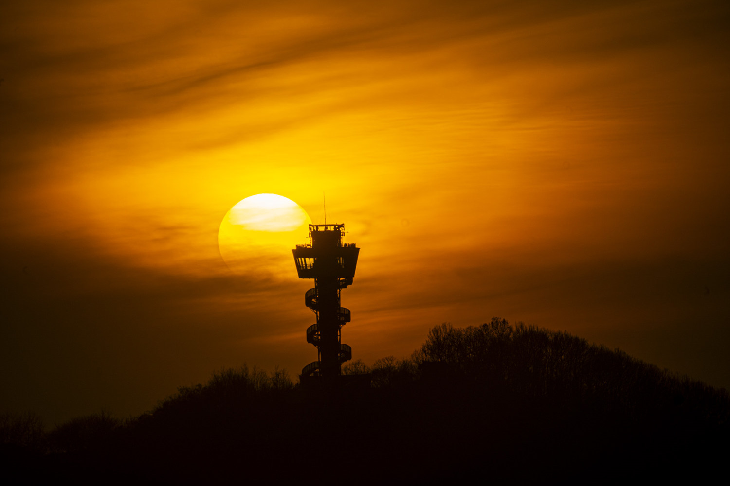 우음도 전망대 일몰과 비행기 3.jpg