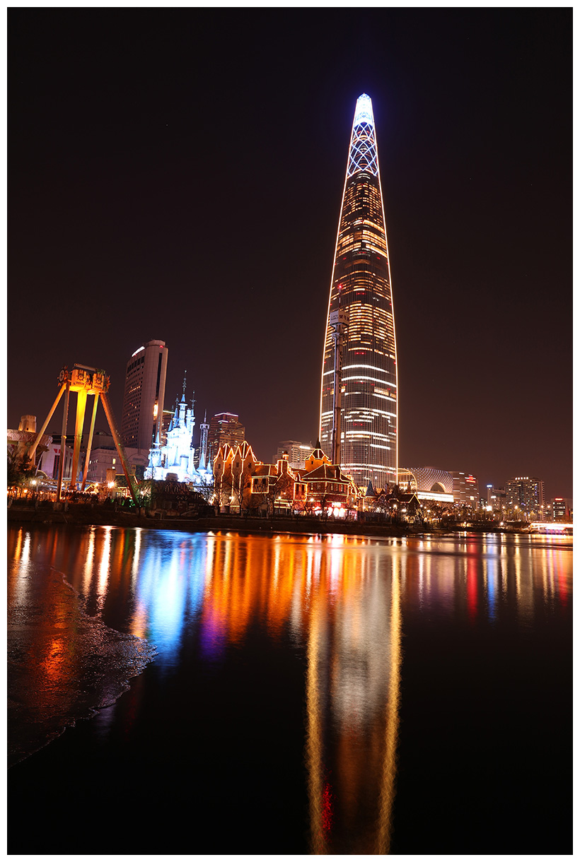 롯데월드몰 타워 야경 - 작품갤러리 - 필포토 Feelphoto